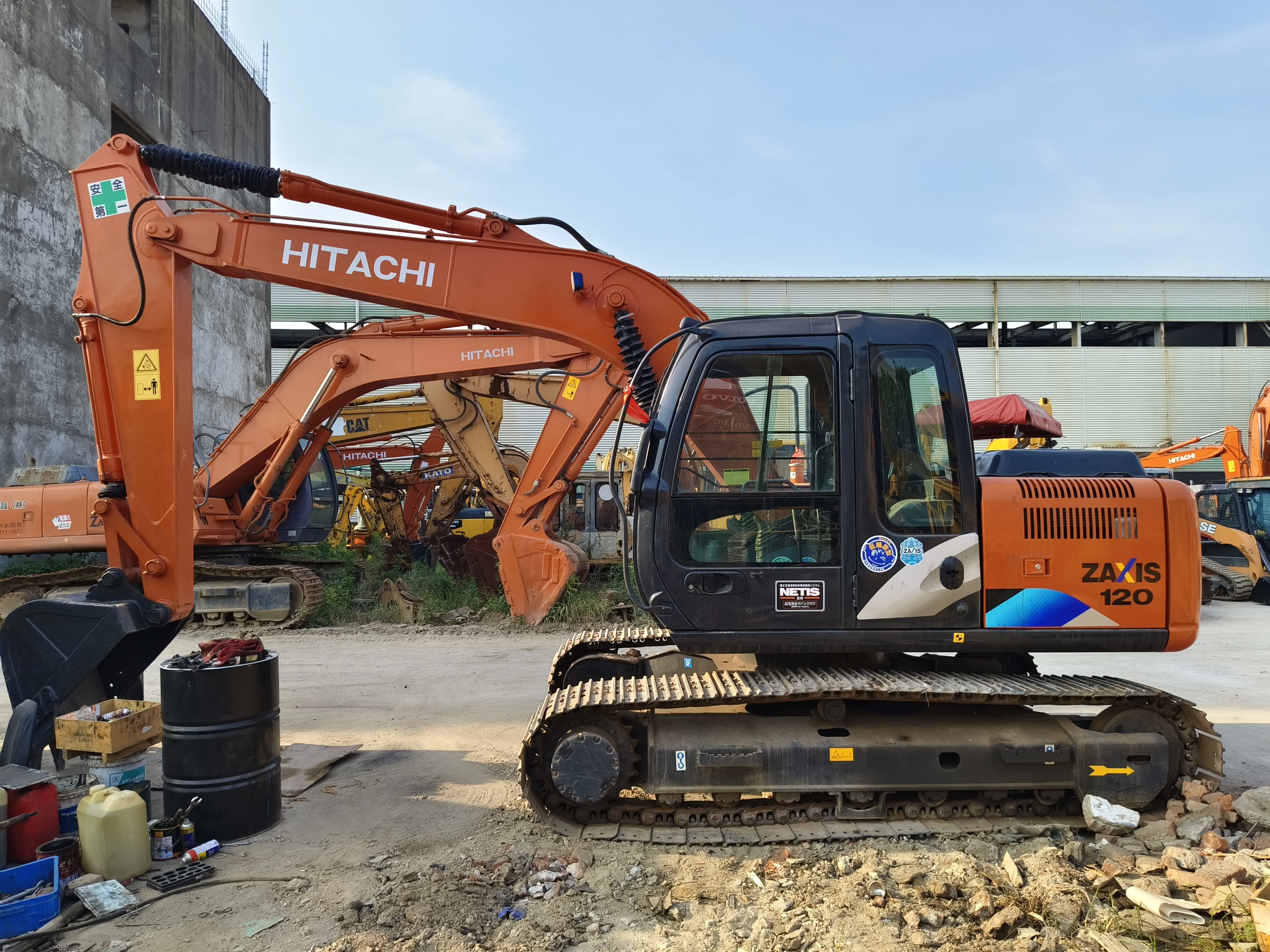 Almost New Hitachi zx120 zx200 zx210-3g zx130 excavator for hot sale