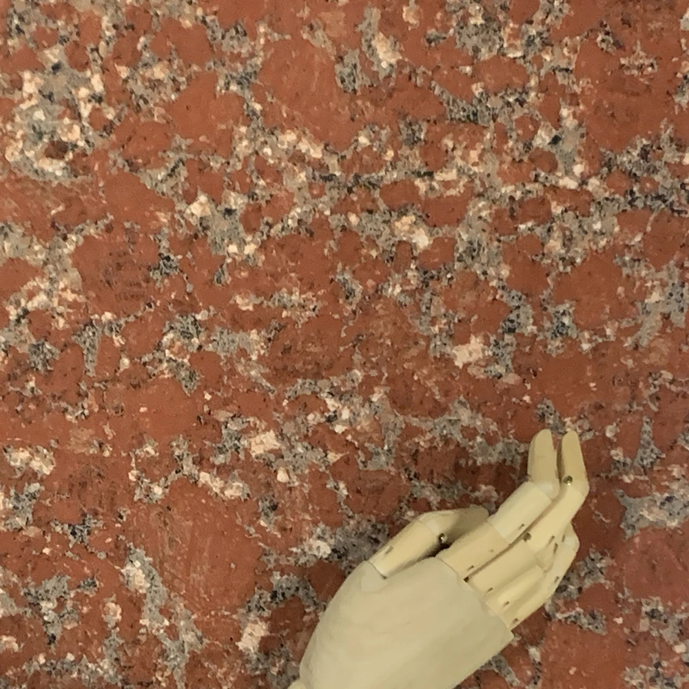 floor   Interior Glazed Ceramic 60*60 low price flooring marble look Rustic red color