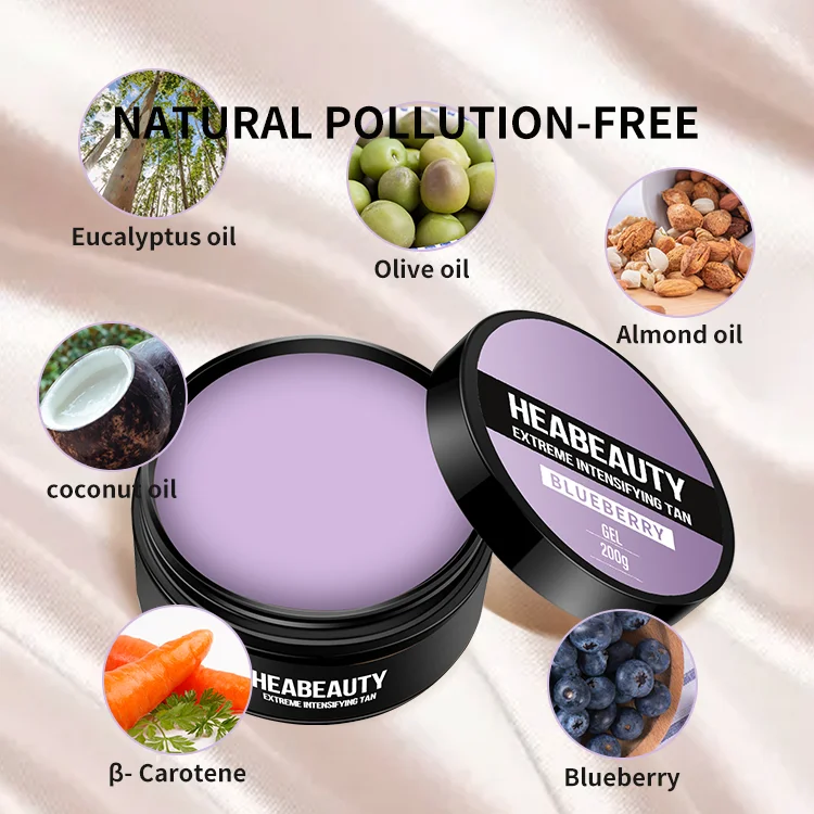 Radically Ultra Powerful 20x Dark Tanning Gel blueberry extreme tanning accelerator accept private label for sunbed