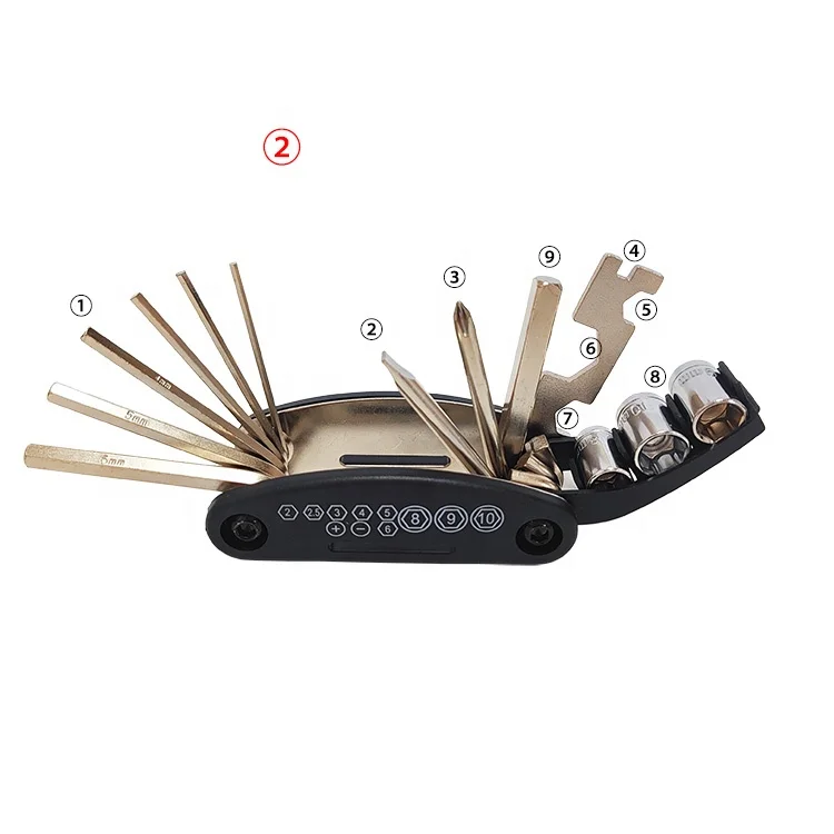 Bicycle Tire Repair Kit Bike Maintenance Tools Bag Cycling Multifunctional Hand Tool Set