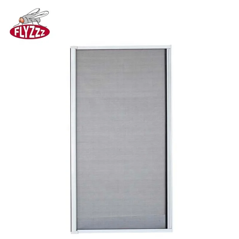 Anti-mosquito retractable roller aluminum frame fly screen door