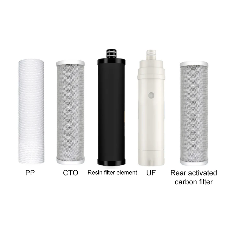 Household Kitchen 304 Stainless Steel 5 Stage Inline Ultra filtration Water Purifier