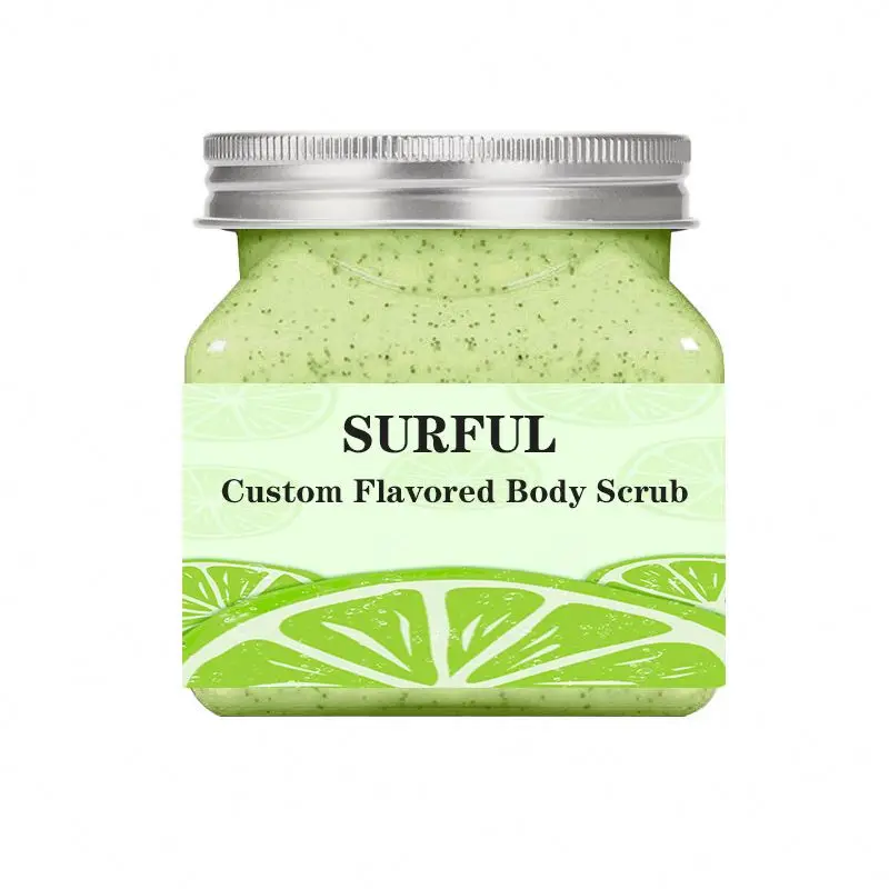 OEM coffee face and fruity dead skin whipped ingredients rainbow creamy body scrub