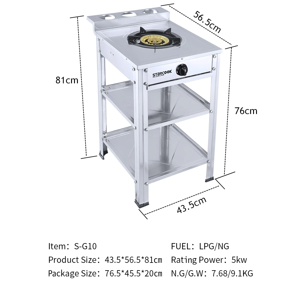 Factory Price 2 Burner Table Top Gas Stove Double Burner For Garden