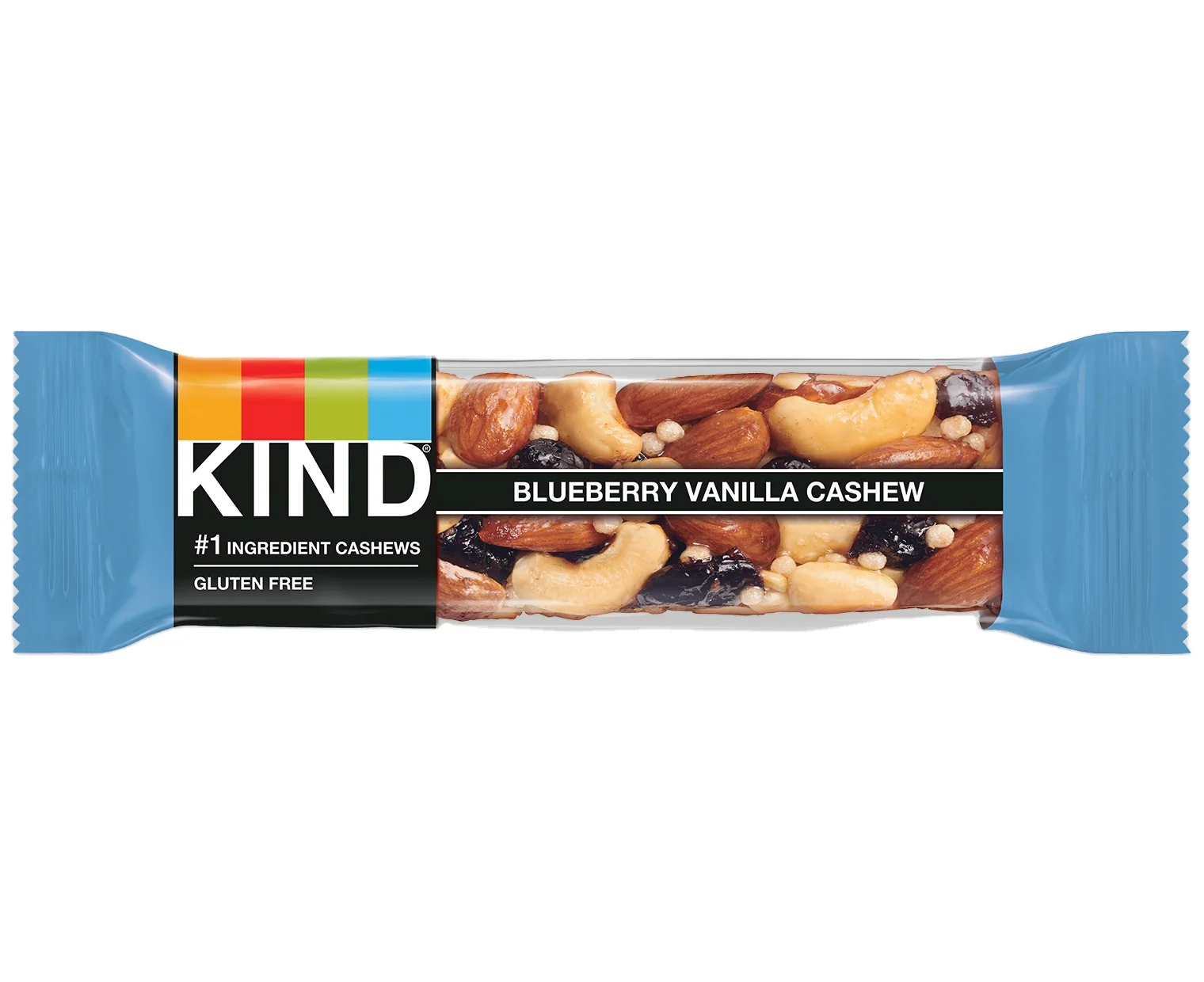 High Energy Delicious Snacks Blueberry Vanilla Cashew Nut Bar Energy Nut Bars Wholesale in USA for Kids and Adults