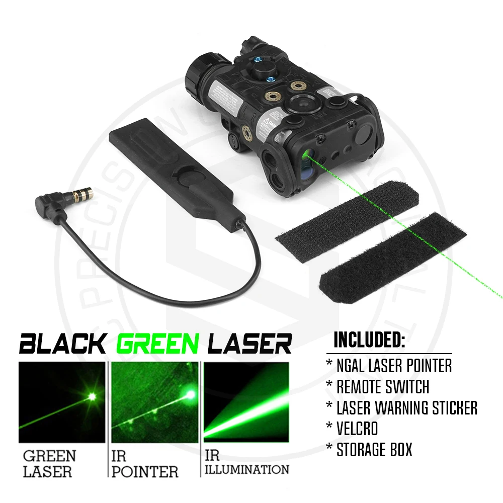 EG NGAL IR & Green Laser LAB PEQ Drive IR Illuminator laser Pointer LA23 Switch Hunting Laser sight Zero Hold PCB Epoxy Seal