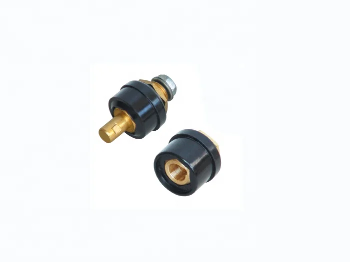 High quality welding cable connectors 10-25 35-50 50-70 70-95 cable plug male and welding cable socket female for welding