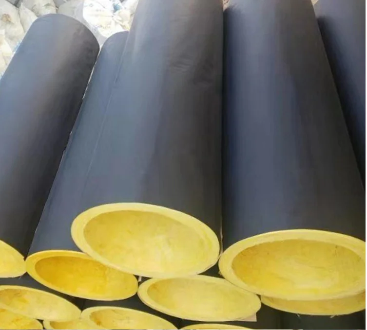 Glass/Fiberglass Wool Thermal Insulation Pipe/Tube as Building Material