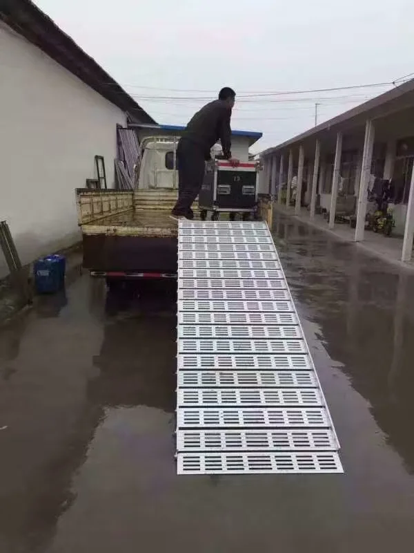 Mobile Portable Aluminum Folding Unloading Stairs High Load Bearing Good Quality