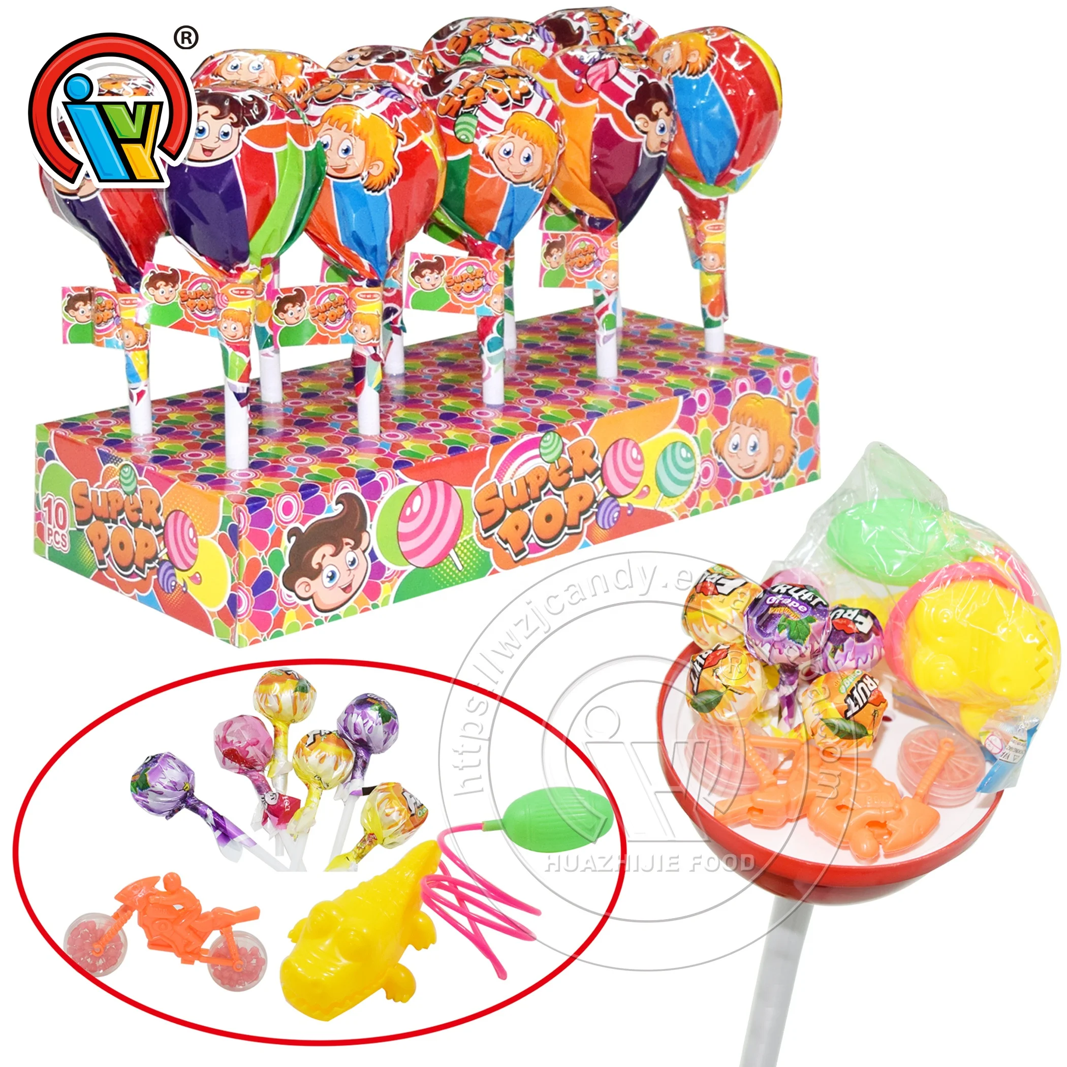 Super Big Lollipop Candy With Toy
