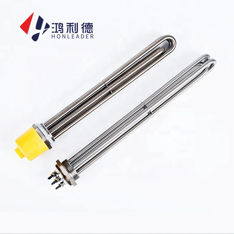 DN50 304/316 stainless steel immersion rod water heater tank boiler heating