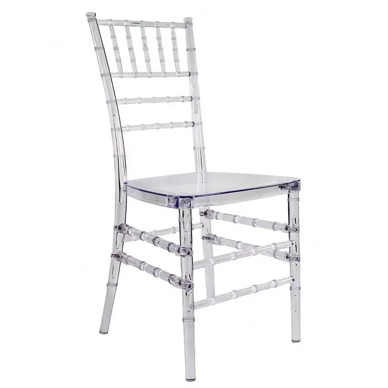 wholesale acrylic chair white cheap plastic dining chair for wedding