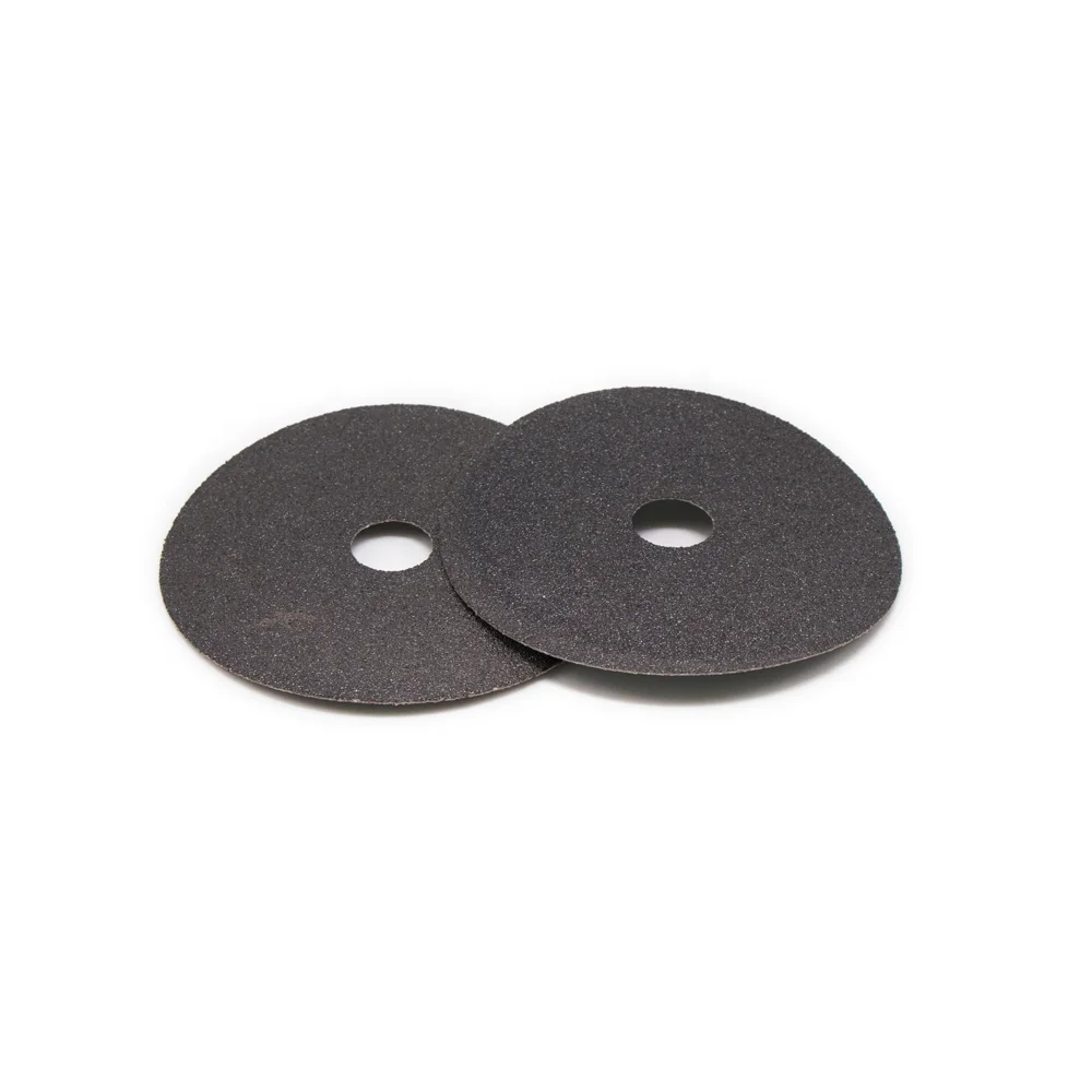 black resin silicon carbide Fiber Disc brushed abrasive disc Fiber Disc