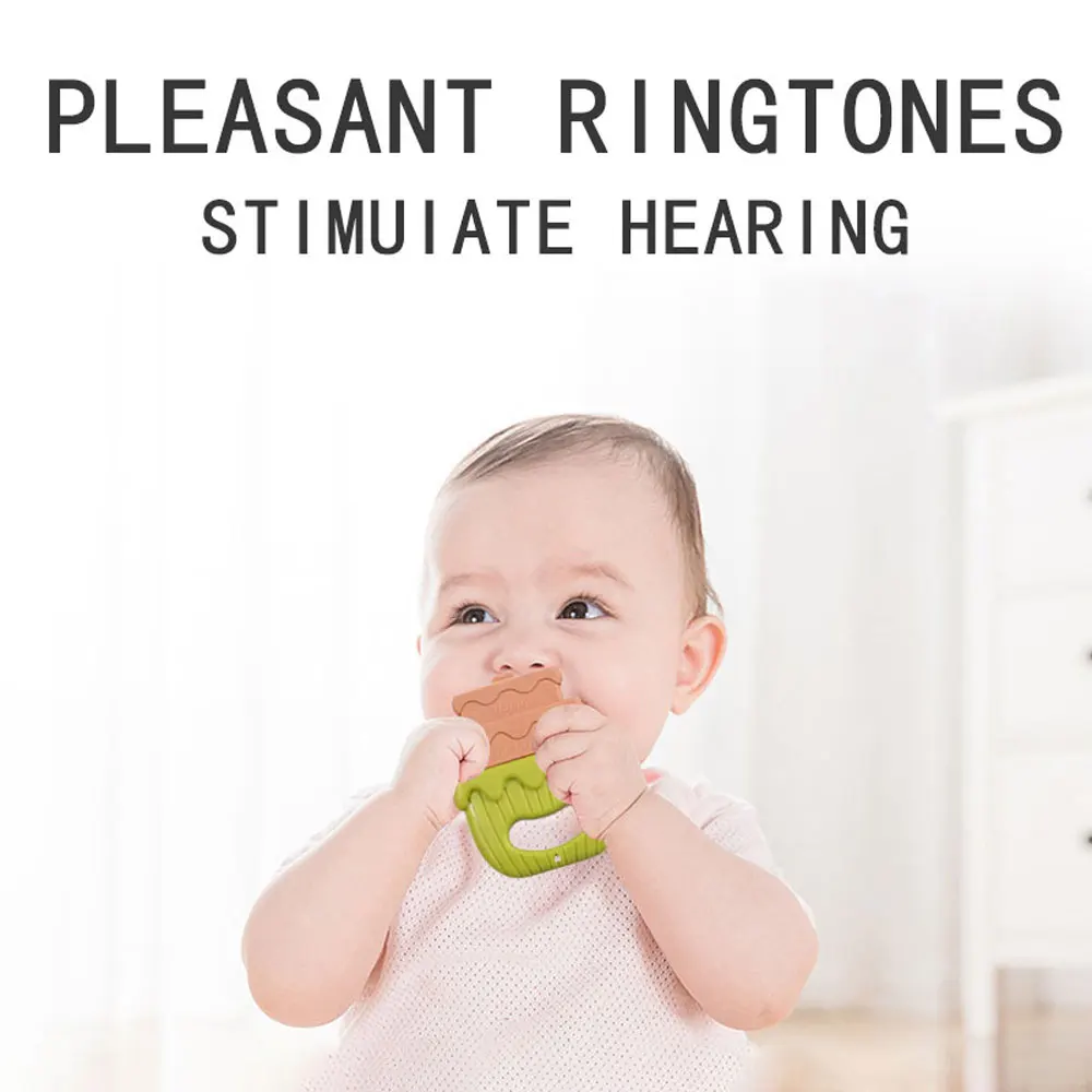 Manufacturers directly sell children pp material rattle tooth glue toys newborn teething rattle toys