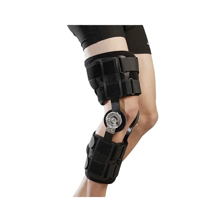 OL-KN091 Adjustable Walker Stabilization Hinged Knee Brace With Lateral Support
