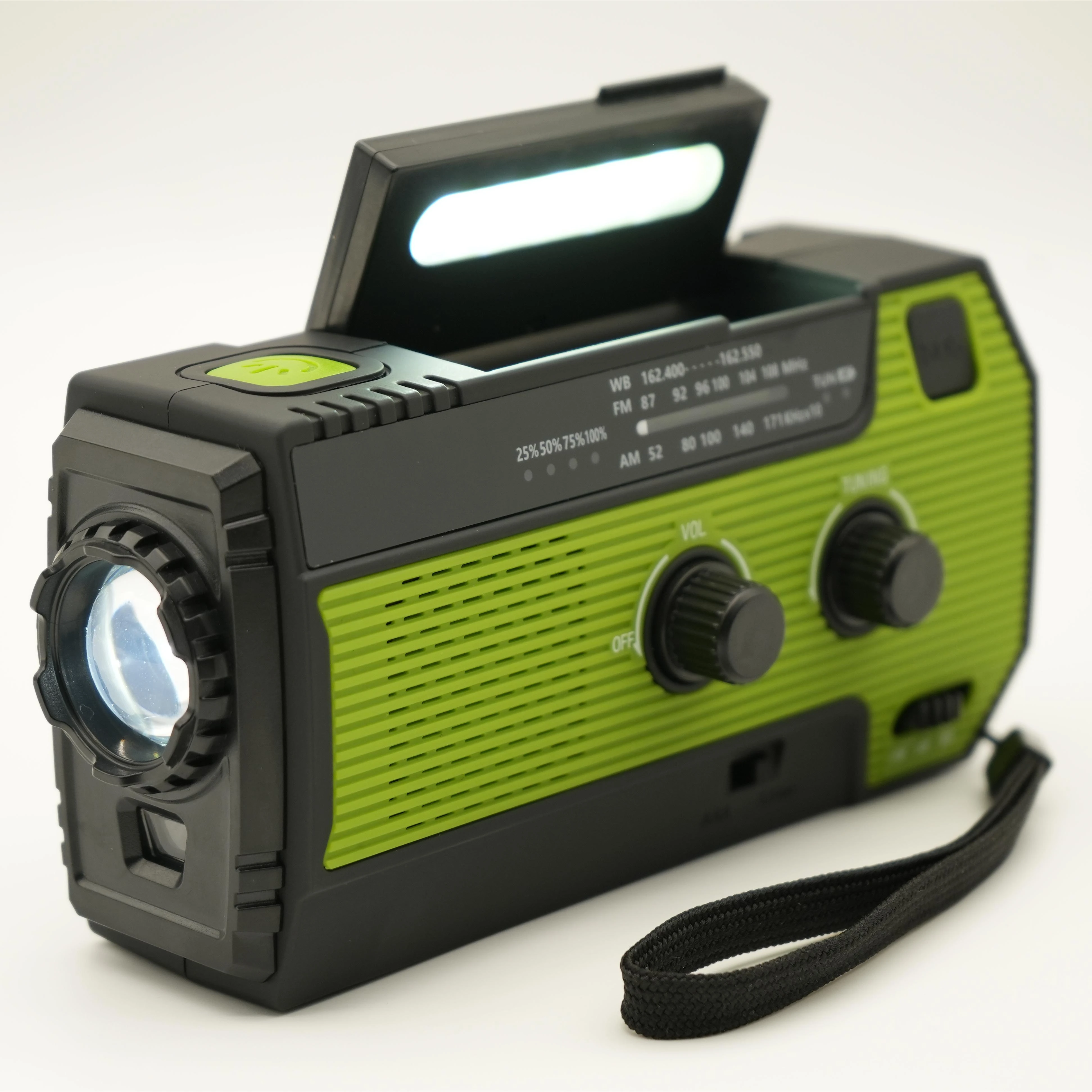 emergency crank radio & flashlight raynic emergency radio rechargeable emergency radio