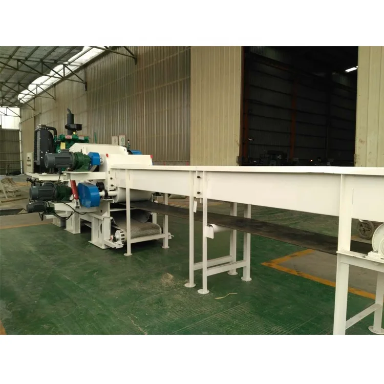 Tree log wood chipper/ wood crushing machine for wood chips with long service life