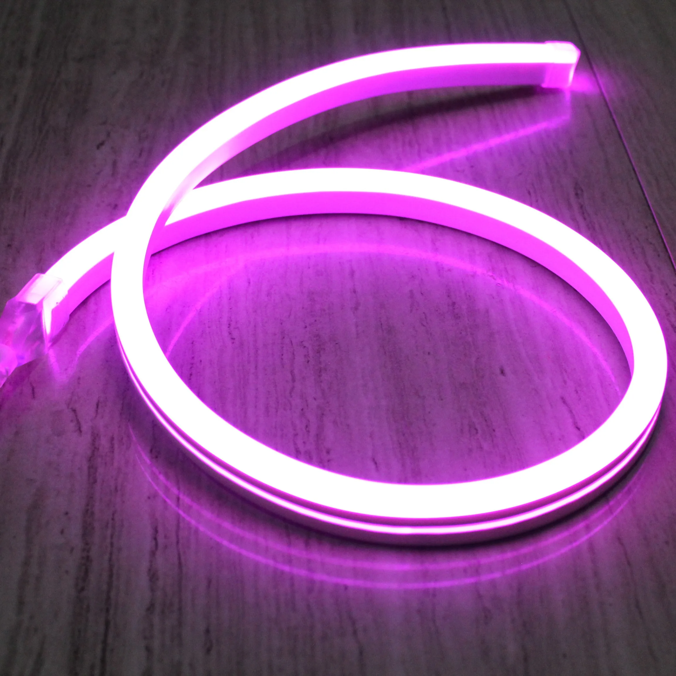 Topsung ультра тонкий УФ неоновый свет 10*20 мм Неоновый светодиод 12v 100m 120led/m 5cm cuttable luz neon blanco