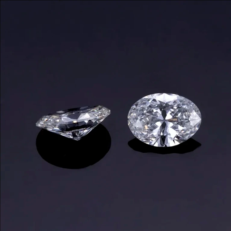 Wholesale price 2*3mm - 5*7 mmranging from DEF VS lab-grown diamond in oval shape like rice grains