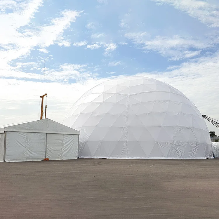 KENTEN custom outdoor aluminum durable wedding dome tent 50m for sale