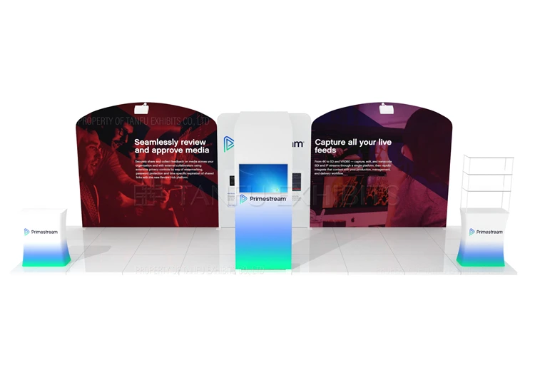 Modern 10 x 20 Trade Show Fair Booth Display Exhibition Stand 3 x 6