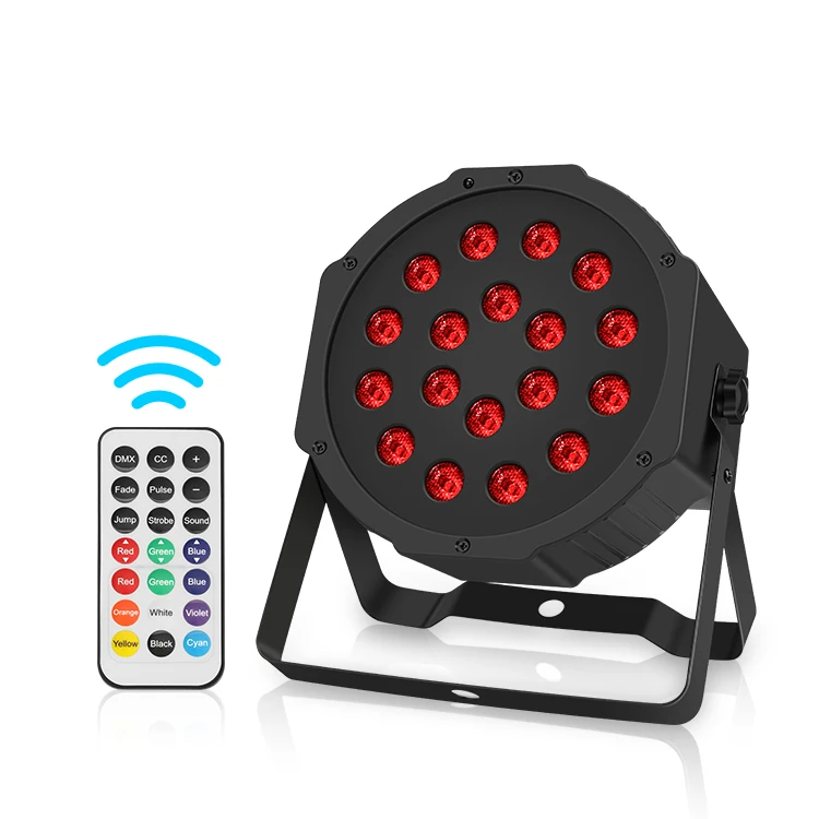 Большой Dipper LPC016 Led Dj Par Огни 18*1 5 Вт сценический светодиодный светильник RGB 3 в 1 диско-клуб освещение с дистанционным управлением