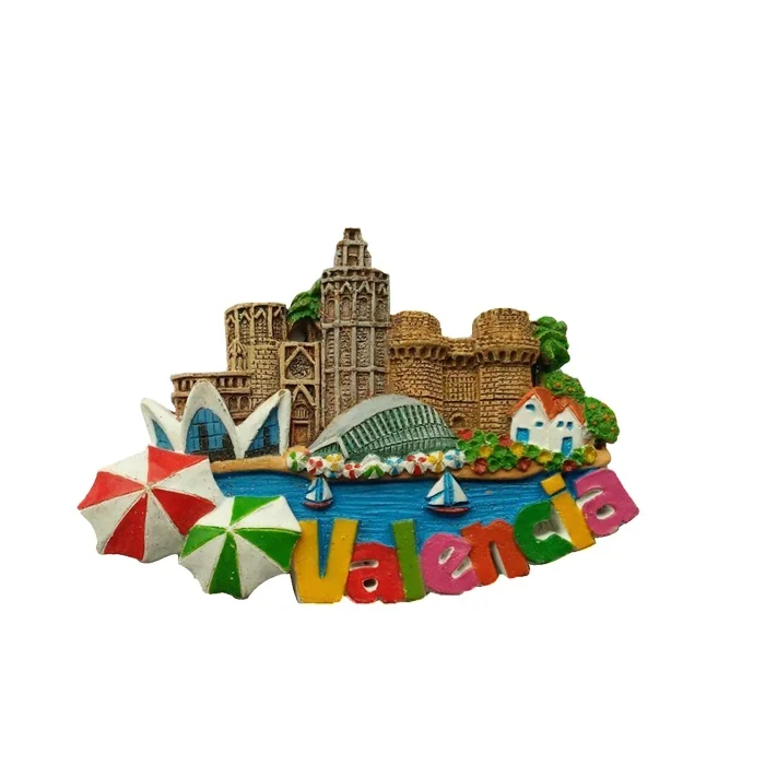 Tourist Souvenir 3D Fridge Magnet Cheap Resin Custom Fridge Magnets