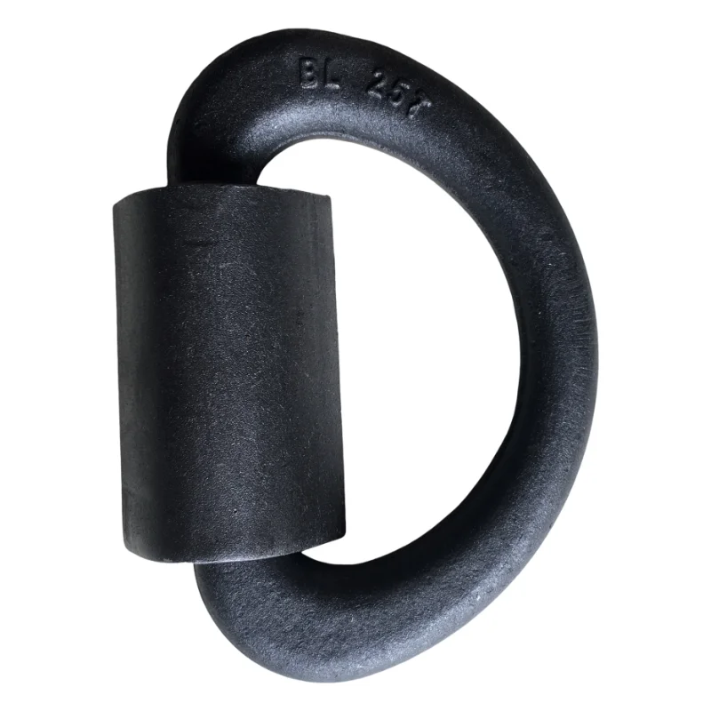 Custom Large Diameter 10t Hot Forging Ring Heavy Duty Forged D Ring Stainless Steel Forged