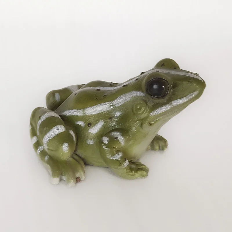 LN08 Factory Price Lifelike Frog Concrete Handicrafts Eco-friendly&Weatherable Cement Animal Figurine for Home Garden Park Yard