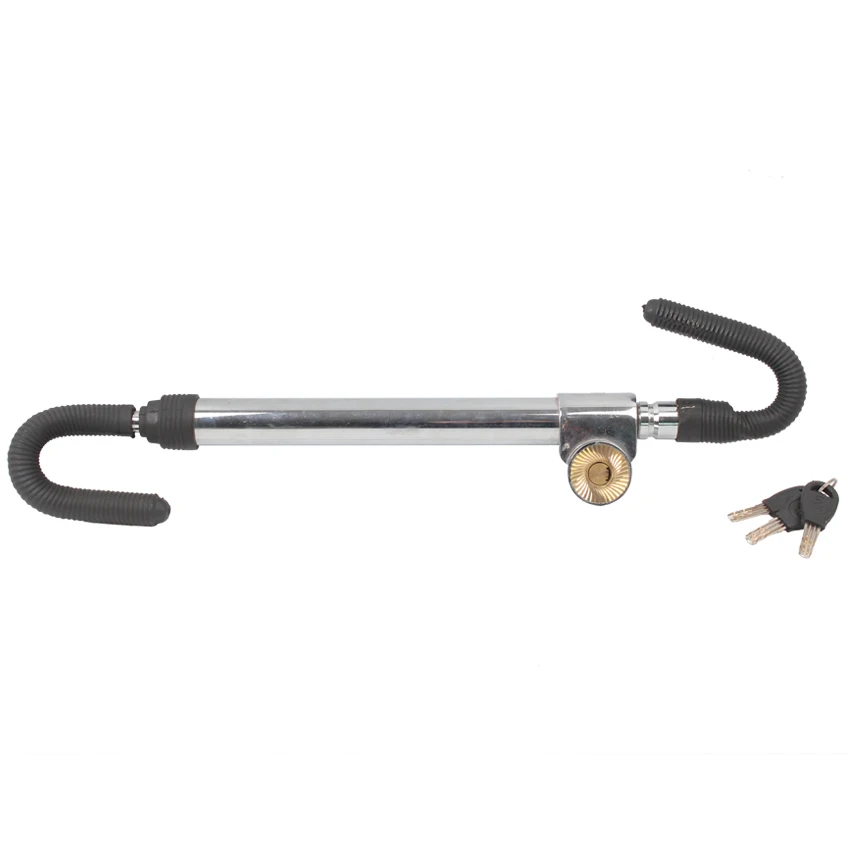 Универсальный Противоугонный замок на руль, легко устанавливаемый замок на руль для блокировки педали