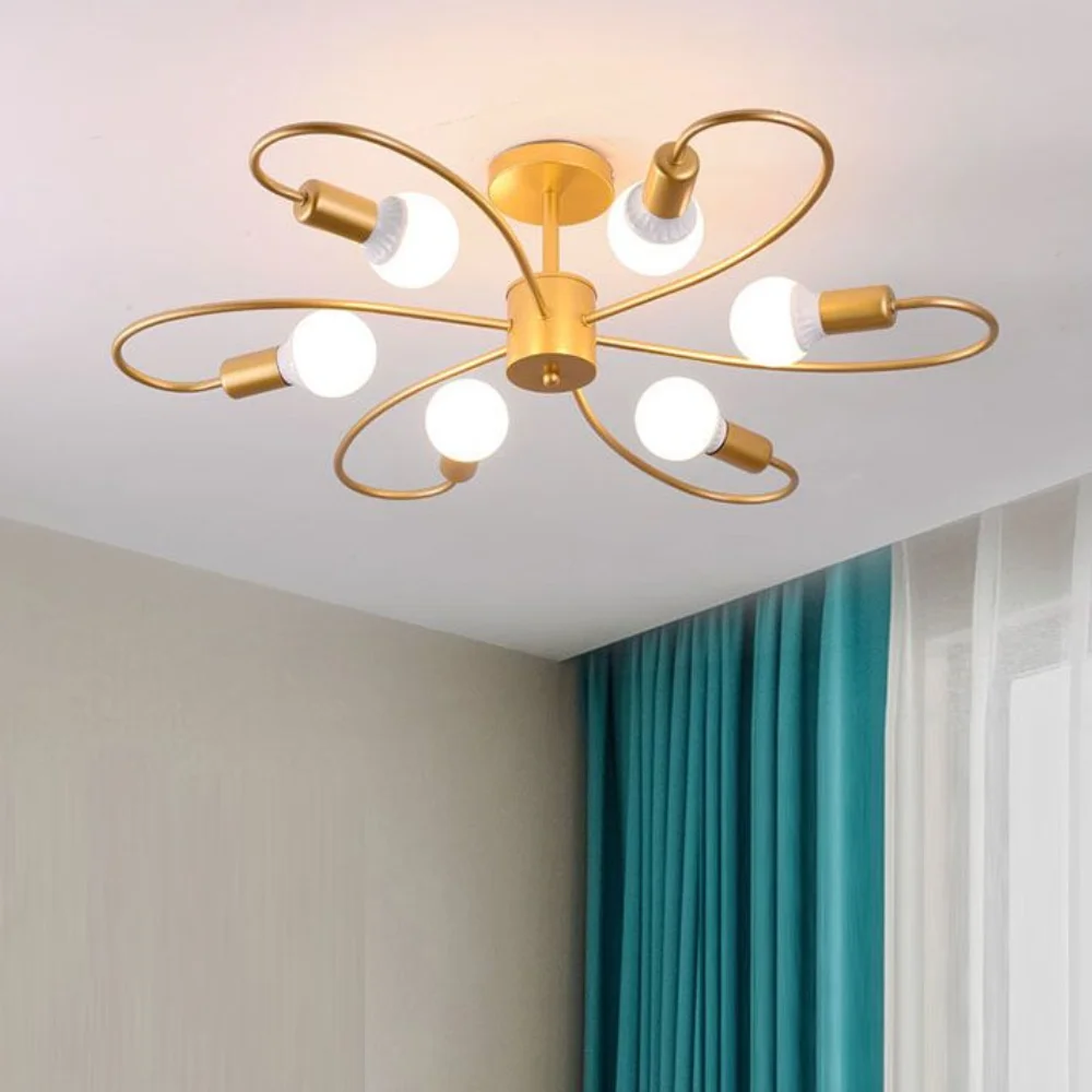 Simple and creative bedroom personality dining room light Creative Master Bedroom Hanging Home Lighting Fixtures