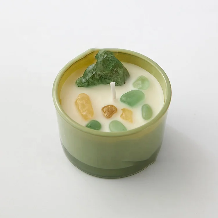 Aromatherapy Candle Dry Flower Crystal Stone Soybean Wax Fragrance Candle Fragrance Candle Birthday