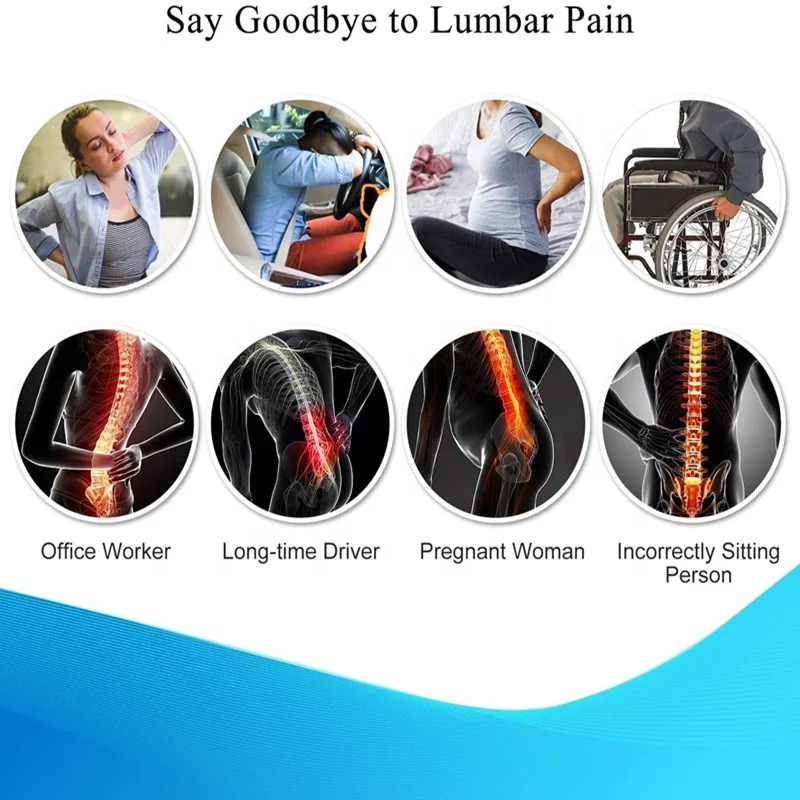 Car Driver Seat Cushion New Design Back Cushion For Car Comfortable Four Seasons Car Cushion