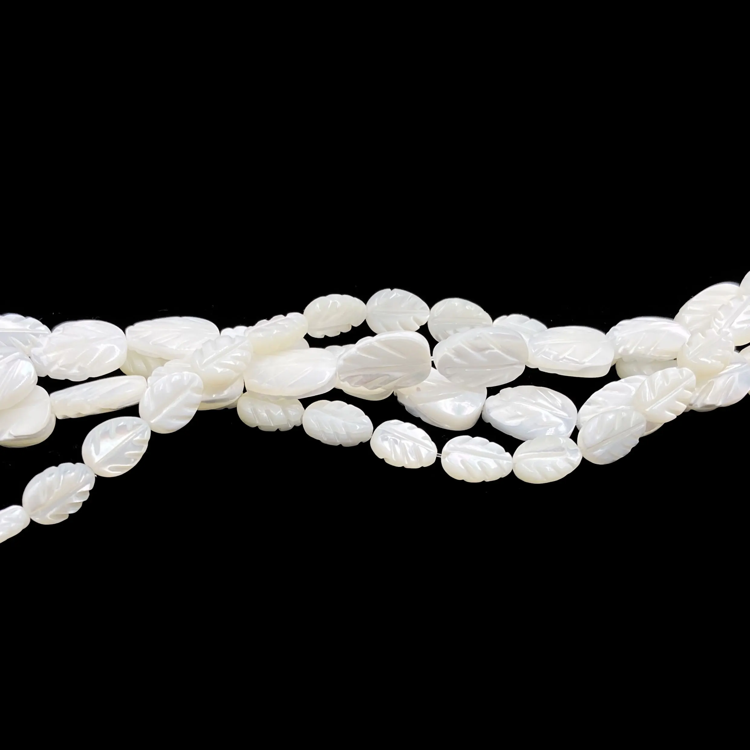 manufacturers shell beads 6X9MM 8X12MM 10x14mm 12x16mm 13x18mm 15x20mm leaf beads diy natural shell beads for jewelry making diy