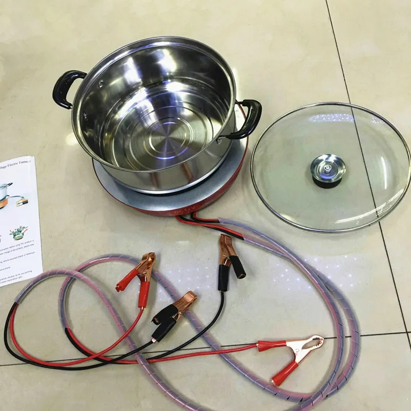 Солнечные DC 12V/24V двухпроводные плиты с питанием от батареи электрическая индукционная плита для Ближнего Востока