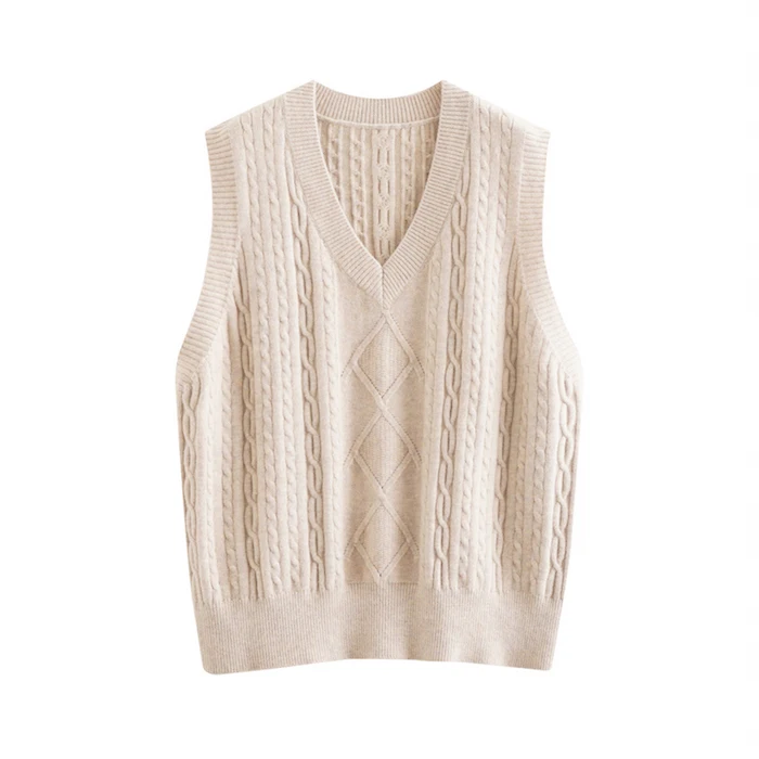 Wholesale Clothes Erdos 100% Cashmere Sweater Vest Knitwear Camisole for women and girls