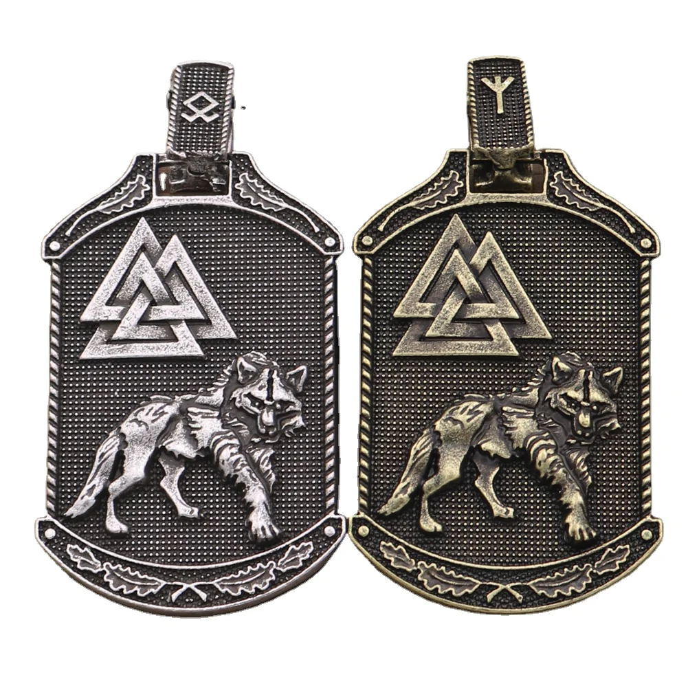 Viking Odin lion and Eagle Necklace Nordic mythology man pendant animal totem Amulet Necklace