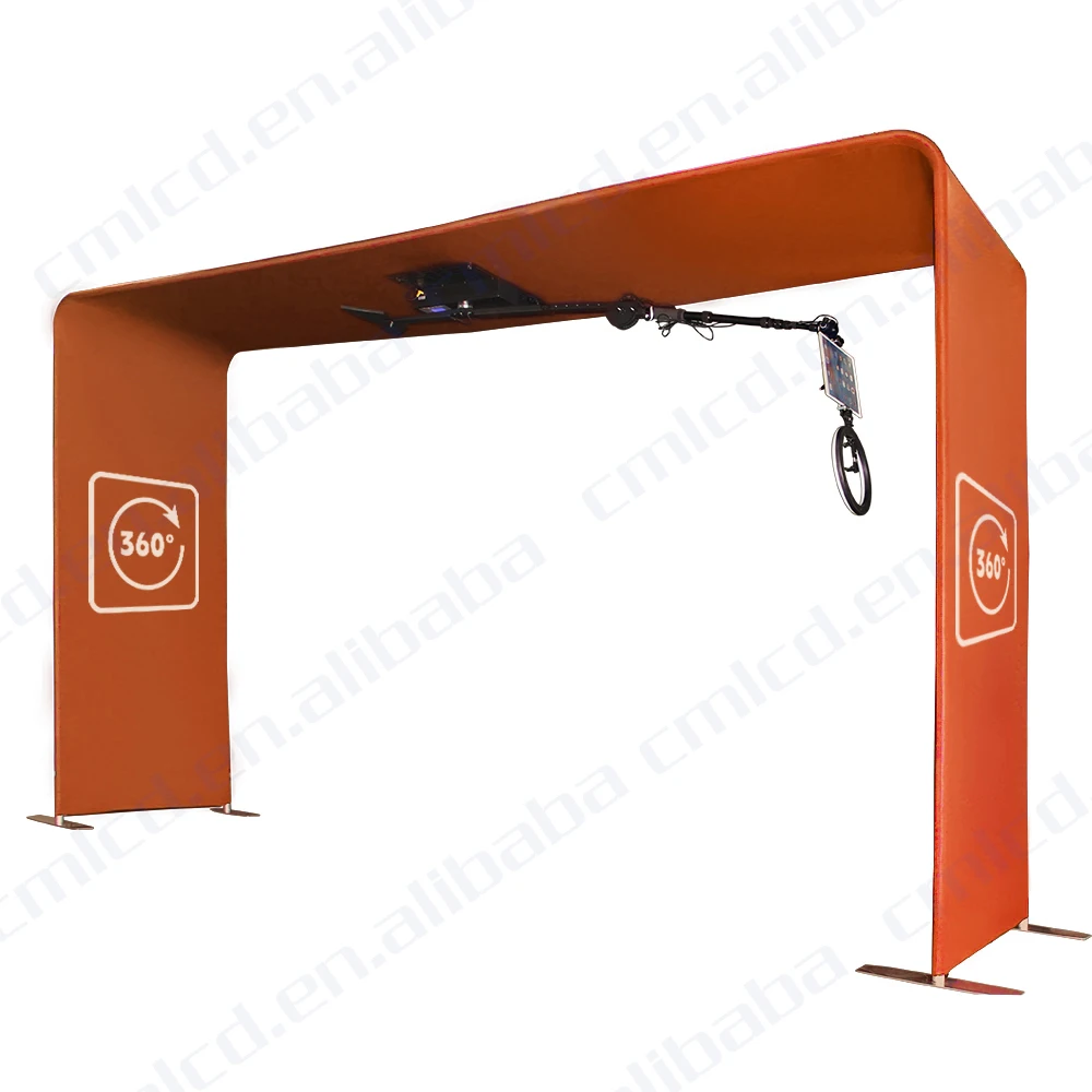 2024 Fashion Popular Overhead 360 photo booth Video Camera Portable Machine Sky 360 Camera Video Exhibition Booth