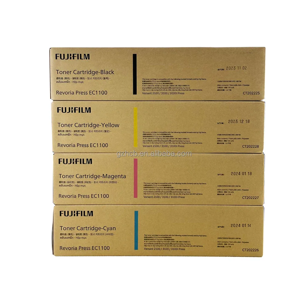 HCB CT202225/26/27/28 Asia version Original for Fuji Xerox versant 2100 3100 4100 toner cartridge