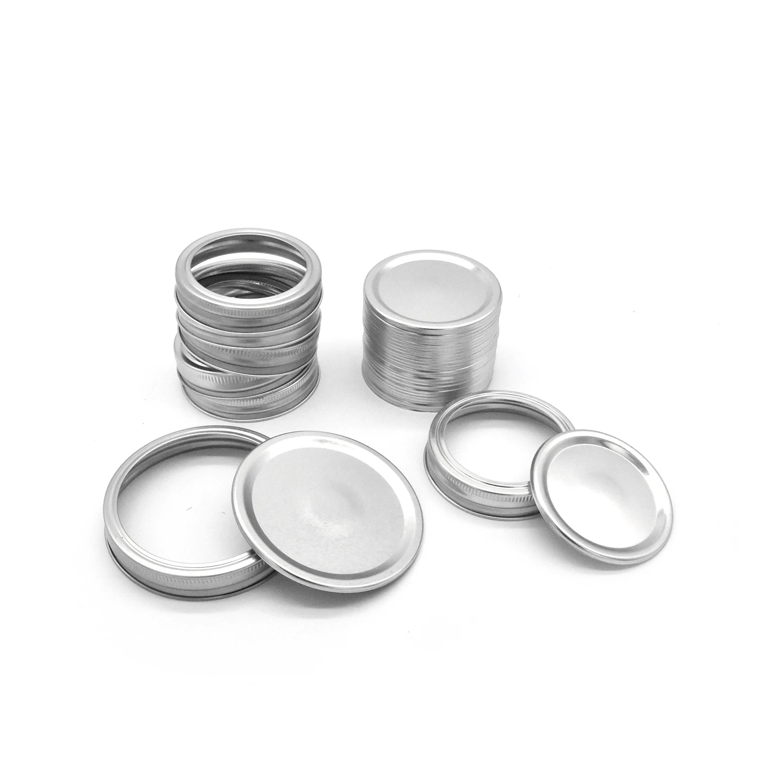  Жестяная Банка с крышками и кольцами для банка Mason Jar 70 мм 86