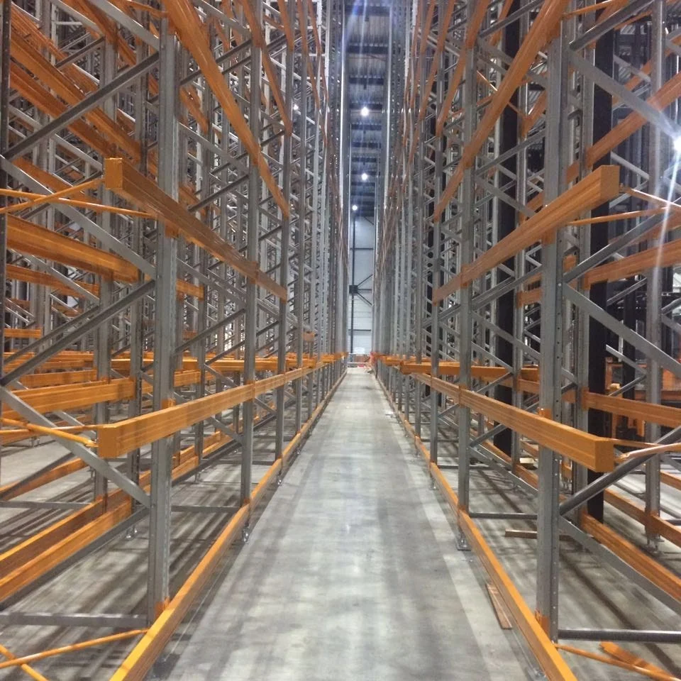 VNA pallet racking/ Steel rack with high-quality guide rail