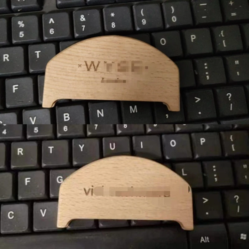 FF1695 Custom Logo Sweater Shaver Cashmere Comb Clothes Fuzz Pet Hair Remover Wood Handle Portable Lint Remover