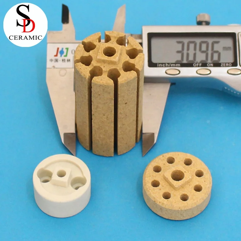 Manufacturer high heat resistance electrical c520 ceramic cordierite porcelain bobbin