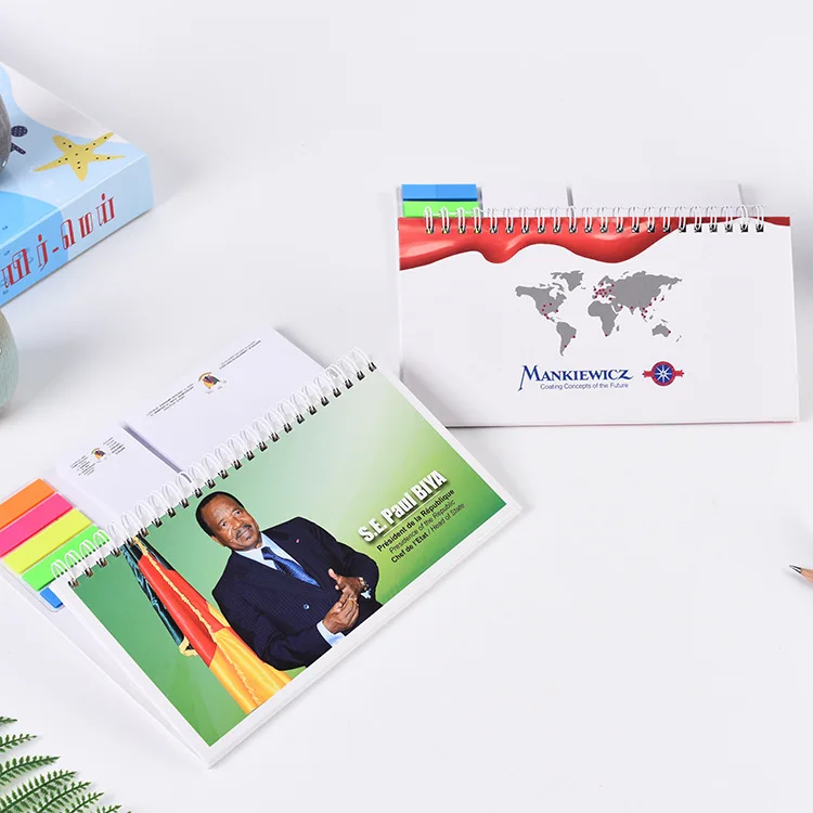 Заводской индивидуальный Настольный календарь 2022, цветная наклейка-календарь для заметок