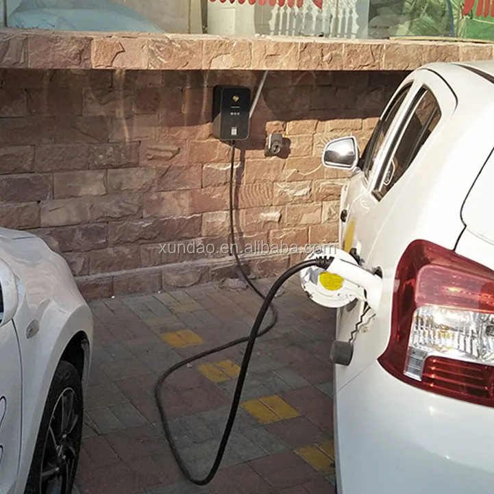 
7kW 32A Fast Solar Home EV Charging Wallbox Type 2 For Electric Car 