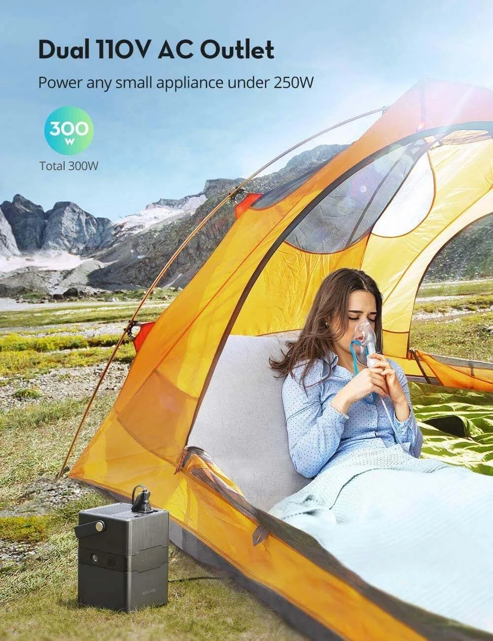 RAVpower RP-PB187 портативная электростанция 252.7Wh мощность Дома AC выход станция банк питания работает с солнечными