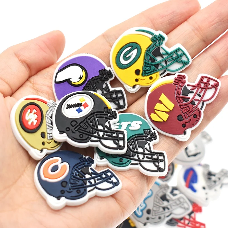new NFL buffalo bills sport teams helmet shoe charm nfl football croc charms