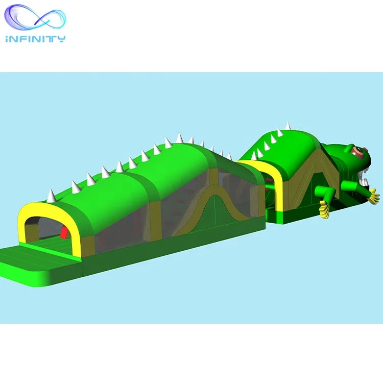 Hot Sale Lizard obstacle course inflatable maze inflatable jumping castle bouncy inflatable trampoline obstacle for adults