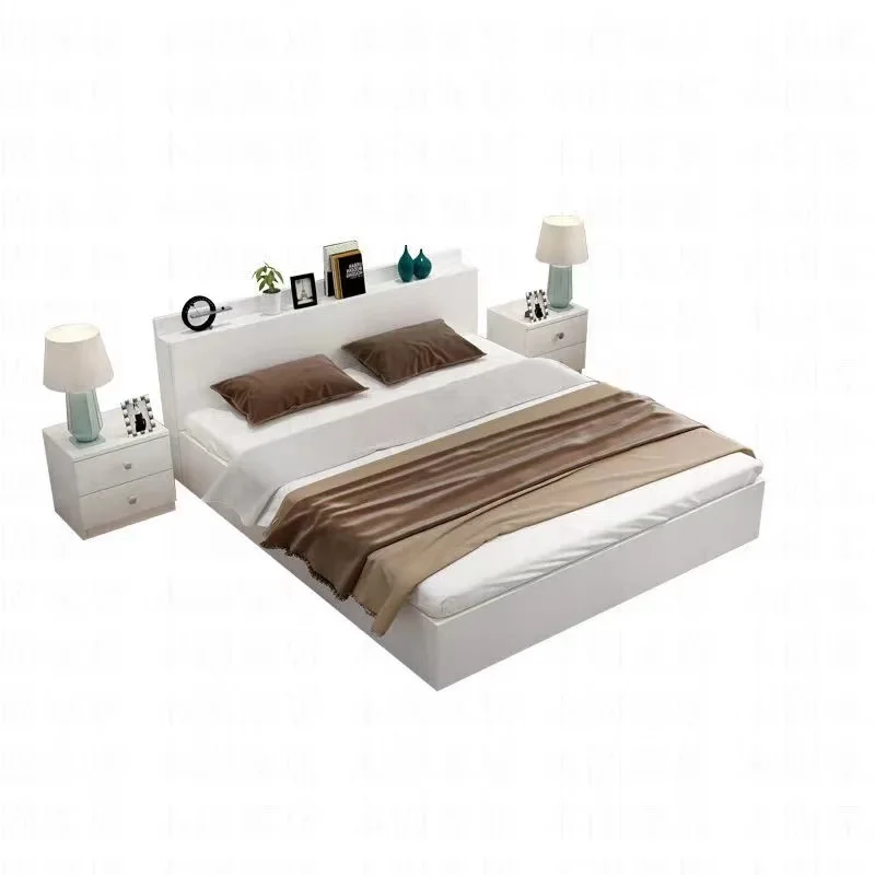 
modern bedroom furniture Board type bed The bed of cheap 