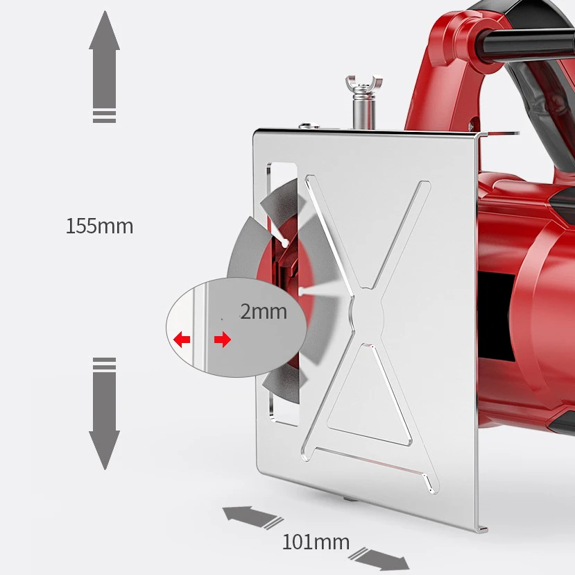 Dupow, столярные инструменты с переменной скоростью, 1680 вт, машина для резки стен